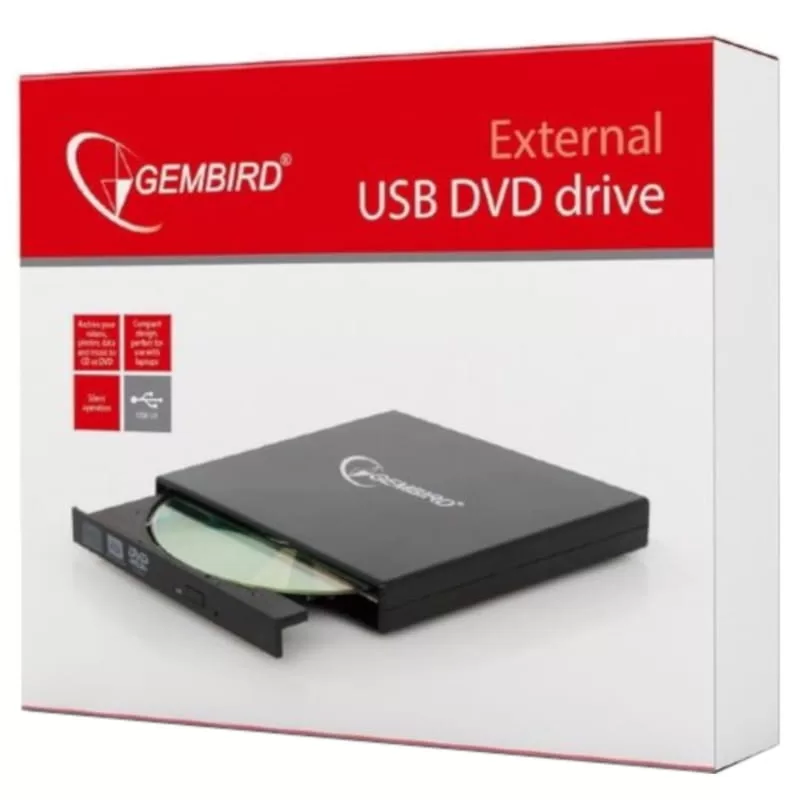 GEMBIRD EXTERNAL USB DVD DRIVE